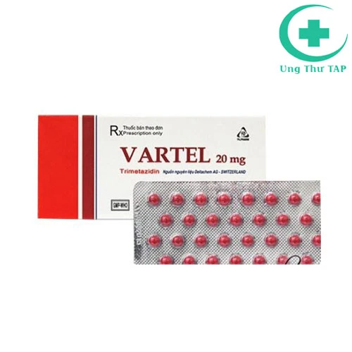 Vartel 20mg - Phòng cơn đau thắt ngực hiệu quả của TV.Pharm