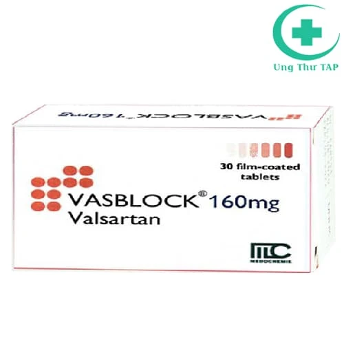 Vasblock 160mg Medochemie - Thuốc điều trị tăng huyết áp