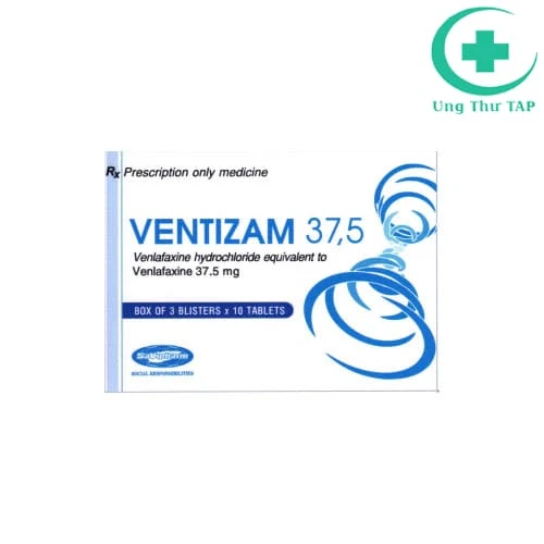Ventizam 37,5 - Thuốc điều trị  trầm cảm hiệu quả, chất lượng