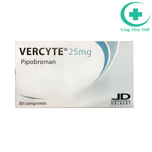 Vercyte 25mg - Trị bệnh đa hồng cầu vera, tăng tiểu cầu, bạch cầu myeloid