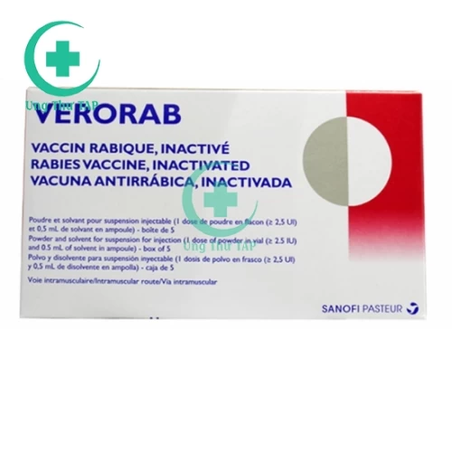 Verorab Vắc Xin Dại -  Vắc Xin phòng bệnh dại hiệu quả của Pháp