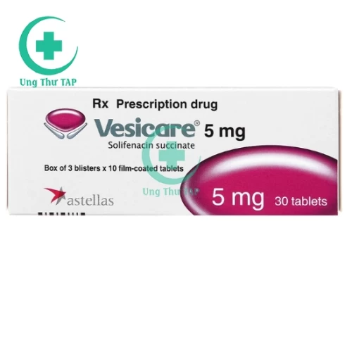 Vesicare 5mg - Thuốc điều trị triệu chứng tiểu không tự chủ