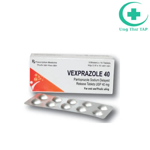 Vexprazole 40 - Điều trị trào ngược dạ dày, loét đường tiêu hóa