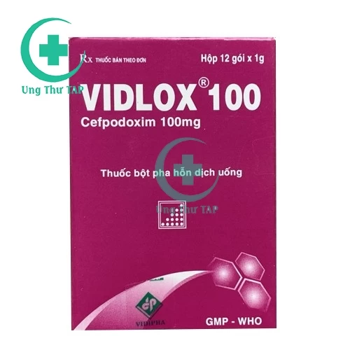 Vidlox 100 Vidipha - Điều trị các bệnh nhiễm khuẩn