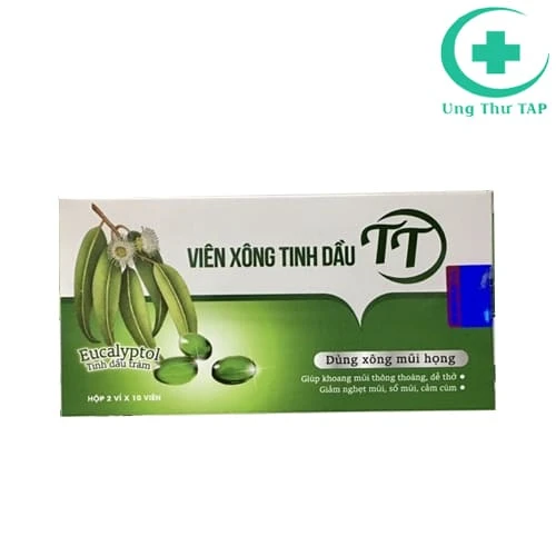 Viên xông tinh dầu TT(tràm trà) - Giúp thông mũi, dễ thở