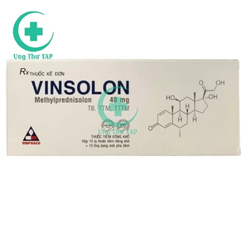 Vinsolon 40mg Vinphaco - Điều trị viêm khớp dạng thấp, Lupus