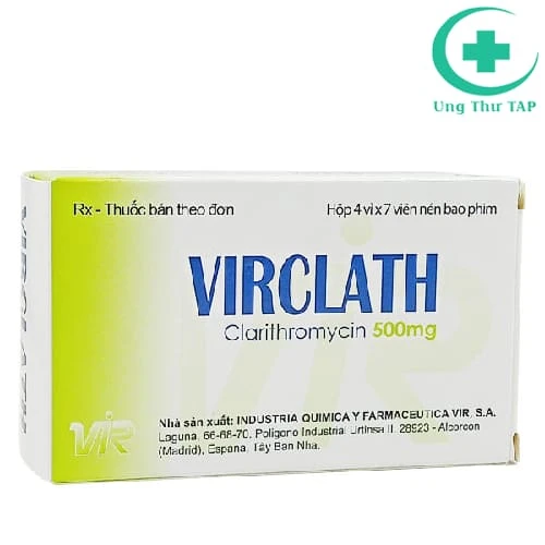 Virclath 500mg VIR - Thuốc điều trị nhiễm vi khuẩn hiệu quả
