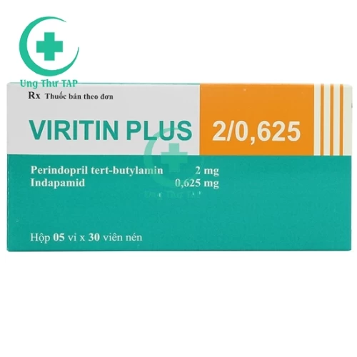 Viritin Plus 2/0,625 - Thuốc điều trị tăng huyết áp nguyên phát