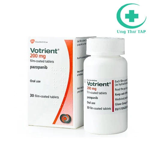 Votrient 200mg - Thuốc điều trị ung thư thận hiệu quả của Anh