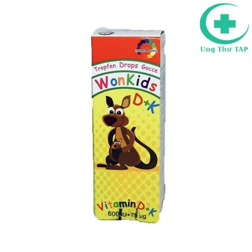 WonKids D+K - Bổ sung canxi giúp xương và răng chắc khỏe