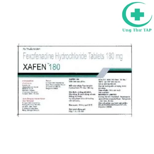Xafen 180 Medreich - Thuốc điều trị viêm mũi dị ứng của Ấn Độ