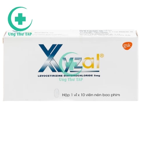 Xyzal Tab 5mg - Thuốc trị viêm mũi dị ứng, mề đay của Thụy Sĩ