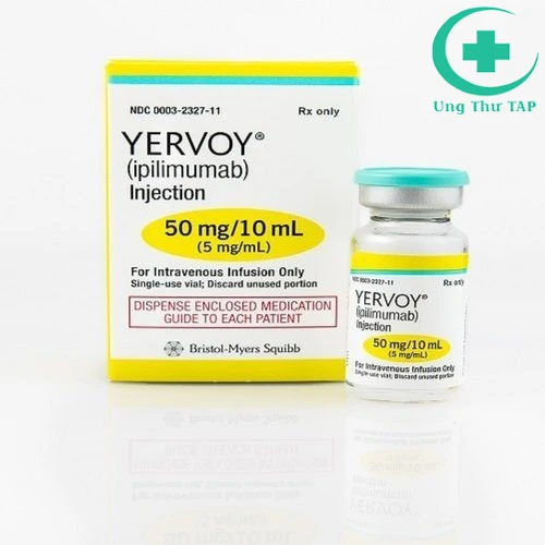 Yervoy 50mg/10ml - Điều trị ung thư đại trực tràng, u ác tính