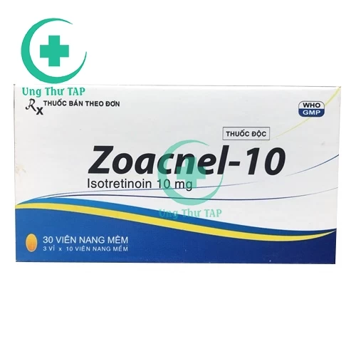 Zoacnel-10 - Thuốc trị mụn trứng cá nặng của Davipharm