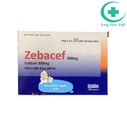 Zebacef 300mg - Điều trị nhiễm trùng do vi khuẩn nhạy cảm gây ra