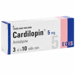 Cardilopin 5mg - Thuốc điều trị cao huyết áp, đau thắt ngực