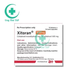 Xitoran 500mg Antibiotice - Thuốc điều trị nhiễm khuẩn hiệu quả