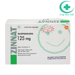 Zinnat Tab 125mg - Thuốc điều trị nhiễm khuẩn đường tiết niệu