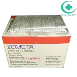 Zometa 4mg/100ml Novartis - Thuốc điều trị tăng Calci trong máu