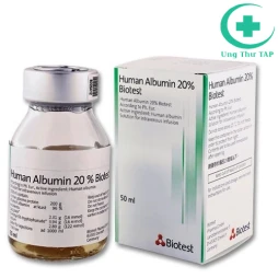 Albiomin 20% 50ml - Thuốc điều trị giảm thể tích máu của Đức