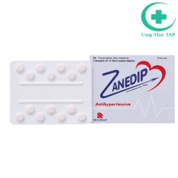 Zanedip 10mg - Thuốc trị tăng huyết áp không rõ nguyên nhân