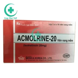 Acmolrine - 20 Soft Capsule - Thuốc trị mụn trứng cá thể nặng