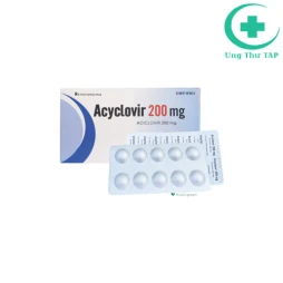 Acyclovir 200mg Quapharco - Thuốc  trị nhiễm Herpes simplex dạng uống