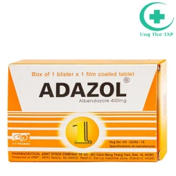 Adazol - Thuốc điều trị giun đũa, giun kim, giun móc, giun tóc 