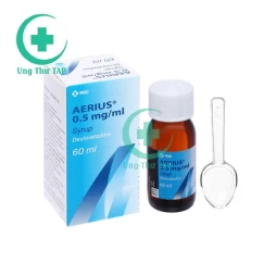 Aerius 30mg/60ml - Thuốc điều trị viêm mũi dị ứng, mề đay của Bỉ