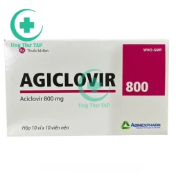 Agiclovir 800 - Thuốc chống nhiễm khuẩn của Agimexpharm