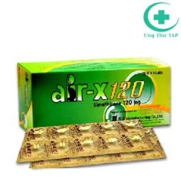 AIR-X 120mg  - Thuốc trị đầy hơi hiệu quả