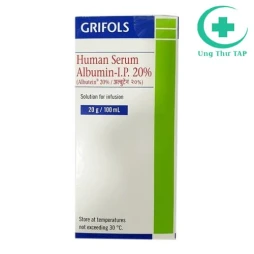 Albutein 20% 100ml Grifols - Thuốc trị sốc giảm thể tích tuần hoàn