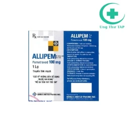 Allipem 100mg - Thuốc trị ung thư phổi, U trung biểu mô màng phổi