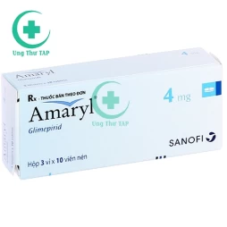 Amaryl 4mg - Thuốc điều trị đái tháo đường type 2 của Sanofi