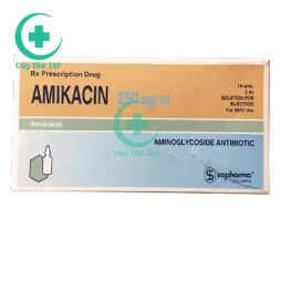 Amikacin 250mg/ml Sopharma - Thuốc điều trị nhiễm khuẩn