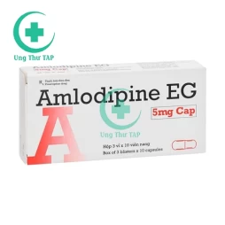 Amlodipine EG 5mg Cap - Thuốc điều trị tăng huyết áp hiệu quả