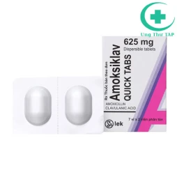 Amoksiklav Quicktabs 625mg - Thuốc điều trị nhiễm khuẩn hàng đầu