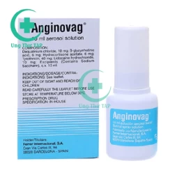 Anginovag - Thuốc xịt viêm đường họng, khoang miệng hiệu quả