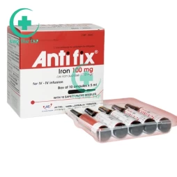 Antifix 100mg/5ml - Thuốc điều trị thiếu máu do thiếu sắt