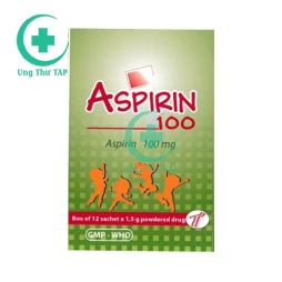 Aspirin 100mg - Thuốc điều trị huyết khối tim mạch hàng đầu