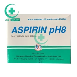 Aspirin pH8 500mg Mekophar - Thuốc giảm đau,  kháng viêm