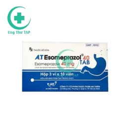 A.T Esomeprazol 40 tab - Điều trị trào ngược dạ dày thực quản