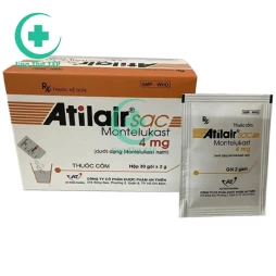 Atilair sac 4mg - Thuốc điều trị hen phế quản mạn tính hiệu quả