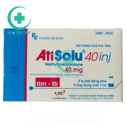 Atisolu 40mg inj - Thuốc kháng viêm hiệu quả của DP An Thiên