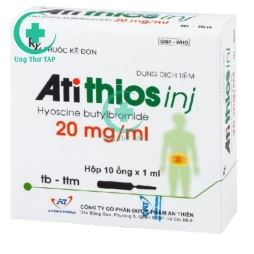 Atithios inj 20mg/ml - Thuốc chống co thắt đường tiêu hóa