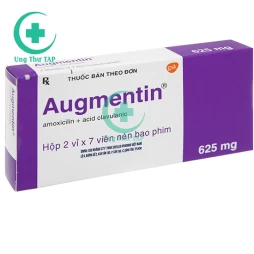 Augmentin Tab 625mg 2x7's - Thuốc trị nhiễm khuẩn của Anh