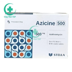 Azicine 500 (Azithromycin) Stella - Thuốc điều trị nhiễm khuẩn