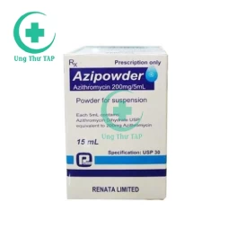 Azipowder 200mg/5ml Renata - Thuốc điều trị nhiễm khuẩn