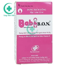 Babi B.O.N - Hỗ trợ điều trị còi xương, suy dinh dưỡng