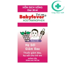 Babyfever - Thuốc giảm đau hạ sốt của Dược phẩm OPV